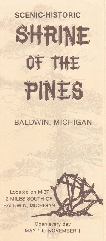 Shrine of the Pines - Old Postcard (newer photo)